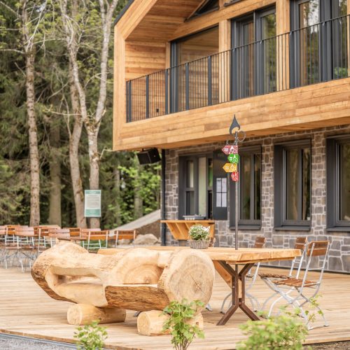 Aussenanlage Biergarten Basislager Fichtelberg